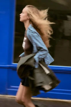 Discount CAMISA ENTALLADA CUADROS Mujer Camisas / Blusas