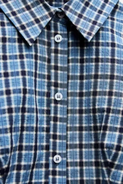 Discount CAMISA ENTALLADA CUADROS Mujer Camisas / Blusas