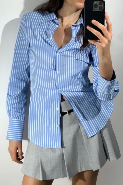 Fashion CAMISA ENTALLADA POPELÍN Mujer Camisas / Blusas