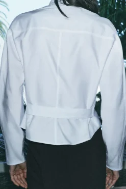 New CAMISA ENTALLADA POPELÍN ZW COLLECTION Mujer Camisas / Blusas