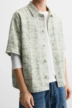 Fashion CAMISA ESTAMPADA Hombre Camisas