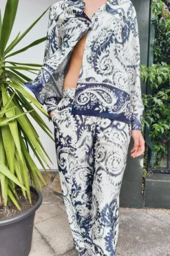 New CAMISA ESTAMPADA ABERTURAS Mujer Camisas / Blusas