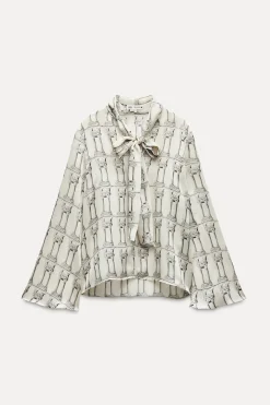 Discount CAMISA ESTAMPADA LAZADA ZW COLLECTION Mujer Camisas / Blusas