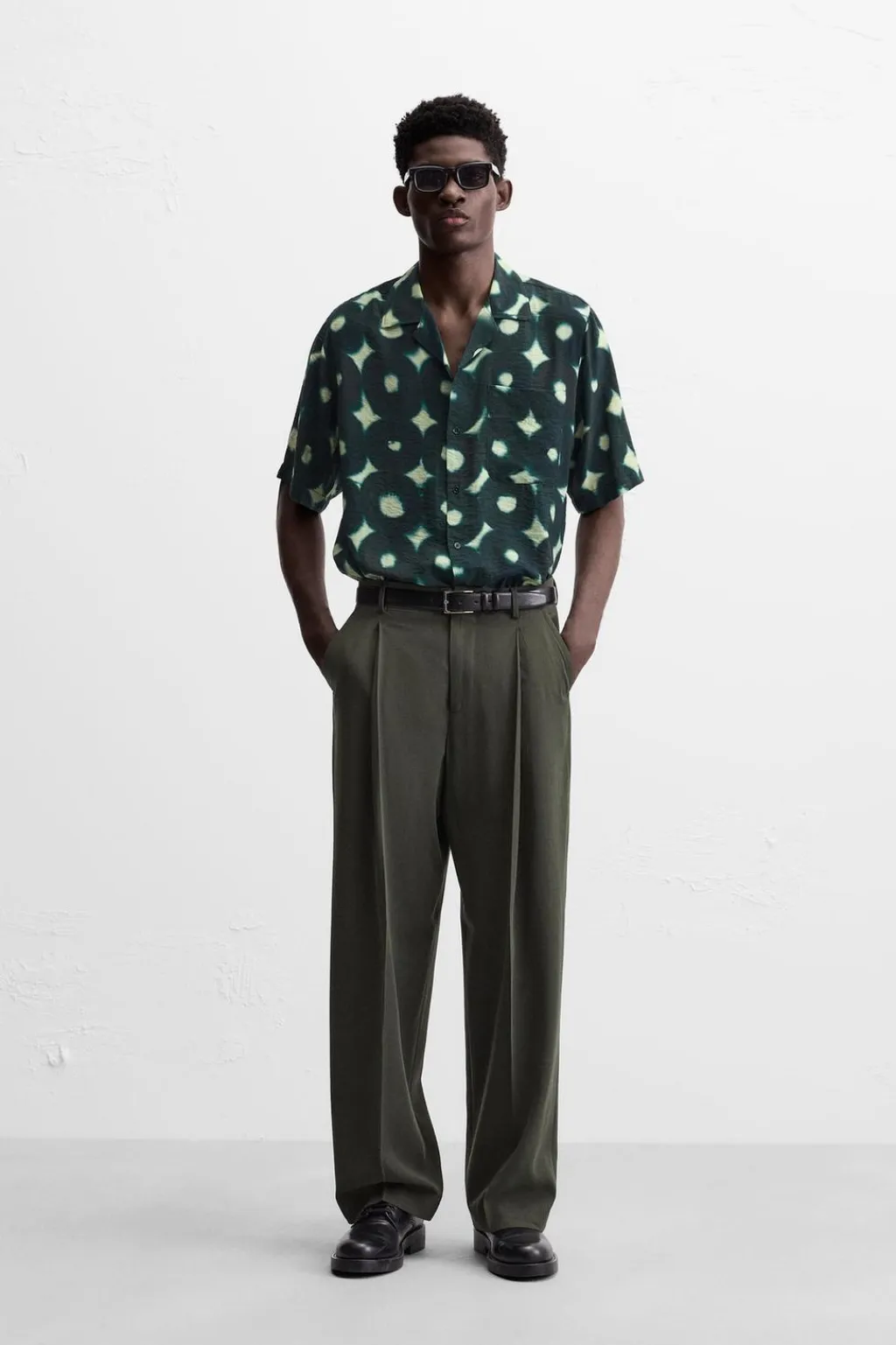 Hot CAMISA ESTAMPADA MEZCLA VISCOSA Hombre Camisas