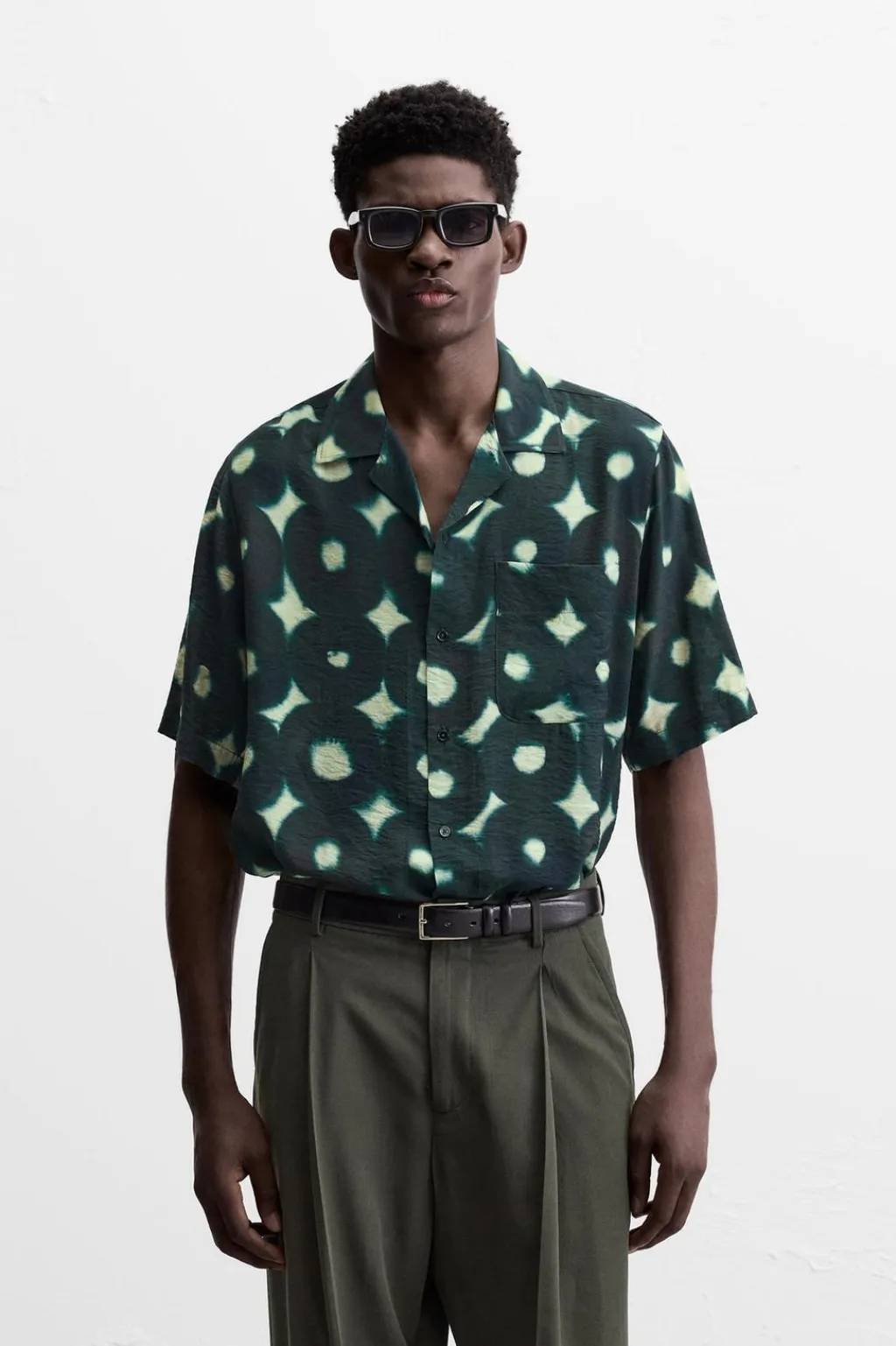 Hot CAMISA ESTAMPADA MEZCLA VISCOSA Hombre Camisas