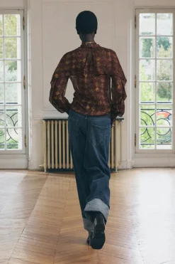 Outlet CAMISA ESTAMPADA VOLANTE ZW COLLECTION Mujer Camisas / Blusas