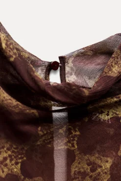 Outlet CAMISA ESTAMPADA VOLANTE ZW COLLECTION Mujer Camisas / Blusas