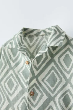 Niños ZARA 1½ - 6 Años·Camisas / Sobrecamisas<CAMISA ESTAMPADO