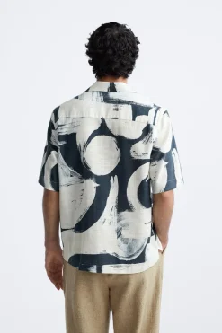 Fashion CAMISA ESTAMPADO ABSTRACTO Hombre Camisas