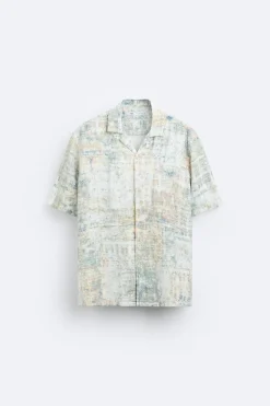 Fashion CAMISA ESTAMPADO ABSTRACTO Hombre Camisas