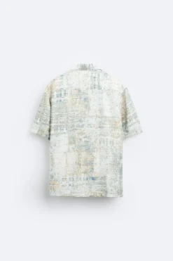 Fashion CAMISA ESTAMPADO ABSTRACTO Hombre Camisas