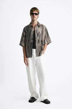 Best CAMISA ESTAMPADO ABSTRACTO Hombre Camisas