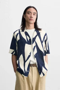 Fashion CAMISA ESTAMPADO ABSTRACTO Hombre Camisas