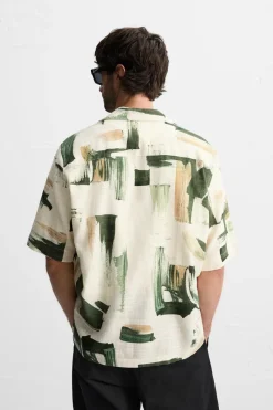 Outlet CAMISA ESTAMPADO ABSTRACTO Hombre Camisas