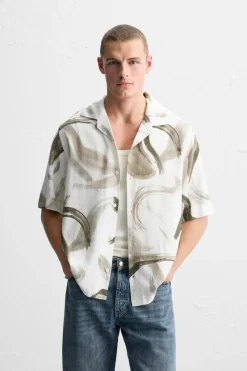 Fashion CAMISA ESTAMPADO ABSTRACTO Hombre Camisas