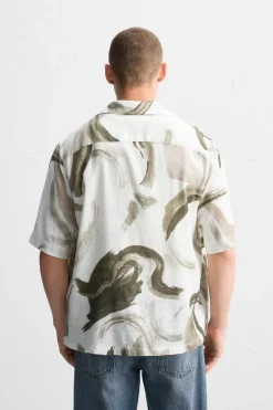 Fashion CAMISA ESTAMPADO ABSTRACTO Hombre Camisas