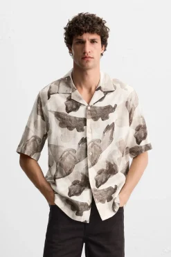 Fashion CAMISA ESTAMPADO ABSTRACTO Hombre Camisas