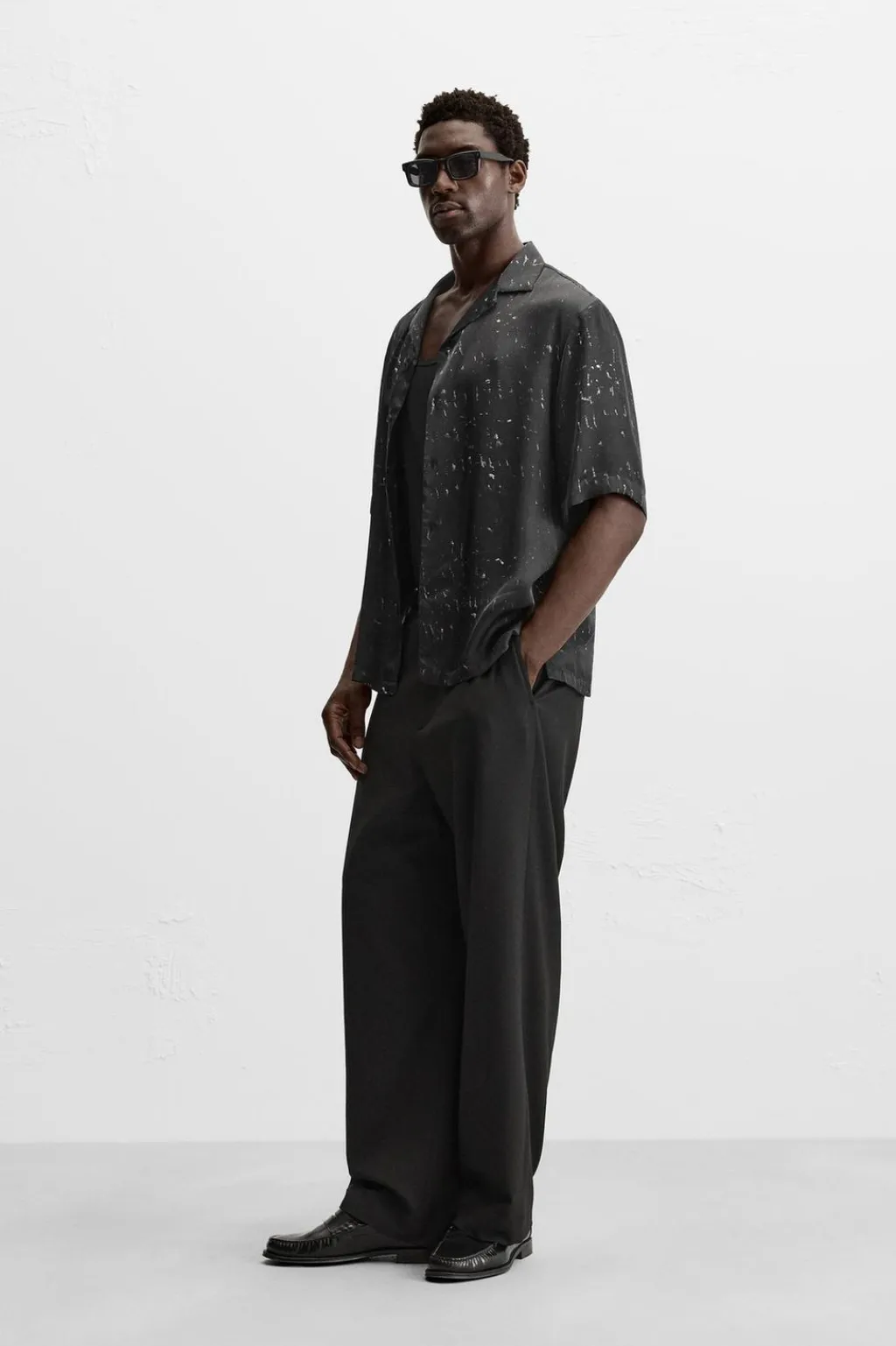 Hot CAMISA ESTAMPADO ABSTRACTO Hombre Camisas