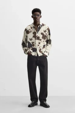 Online CAMISA ESTAMPADO ANIMAL Hombre Camisas