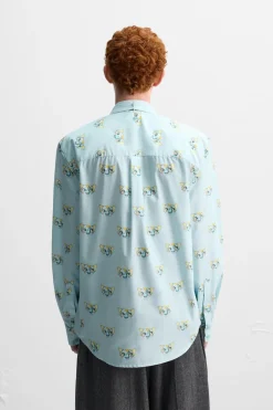 Fashion CAMISA ESTAMPADO ELEFANTE X HARRY LAMBERT Hombre Camisas