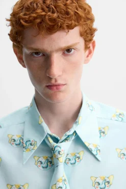 Fashion CAMISA ESTAMPADO ELEFANTE X HARRY LAMBERT Hombre Camisas