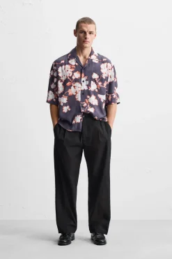 Outlet CAMISA ESTAMPADO FLORAL Hombre Camisas