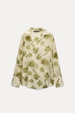 New CAMISA ESTAMPADO FLORES Mujer Camisas / Blusas