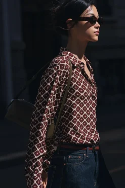 Sale CAMISA ESTAMPADO GEOMÉTRICO Mujer Camisas / Blusas