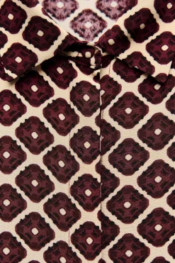 Sale CAMISA ESTAMPADO GEOMÉTRICO Mujer Camisas / Blusas