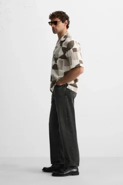 Online CAMISA ESTAMPADO GEOMÉTRICO Hombre Camisas