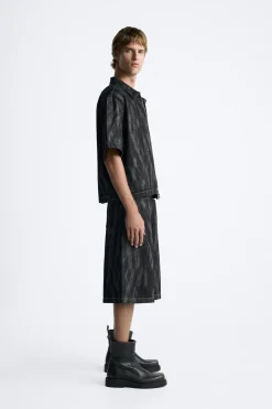 Online CAMISA ESTAMPADO LÁSER Hombre Camisas