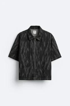 Online CAMISA ESTAMPADO LÁSER Hombre Camisas