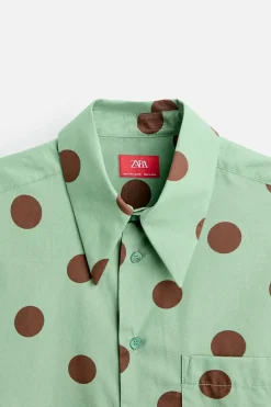 Sale CAMISA ESTAMPADO LUNARES X HARRY LAMBERT Hombre Camisas