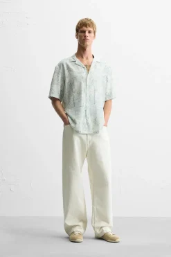 Online CAMISA ESTAMPADO MOSAICO Hombre Camisas