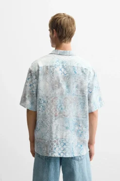 Online CAMISA ESTAMPADO MOSAICO Hombre Camisas