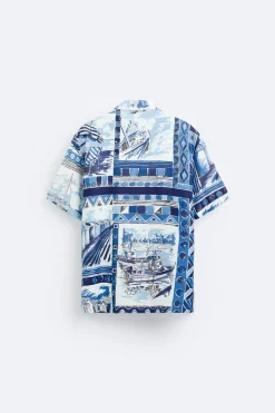 Sale CAMISA ESTAMPADO PAISAJES Hombre Camisas