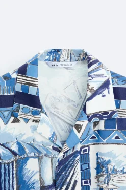 Sale CAMISA ESTAMPADO PAISAJES Hombre Camisas