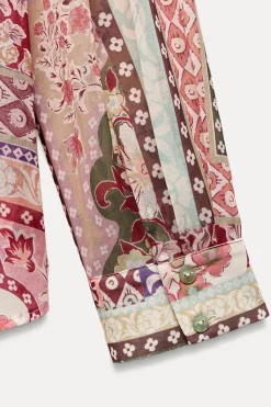 Clearance CAMISA ESTAMPADO PATCHWORK Mujer Camisas / Blusas