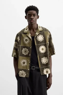 Outlet CAMISA ESTAMPADO SOLES Hombre Camisas