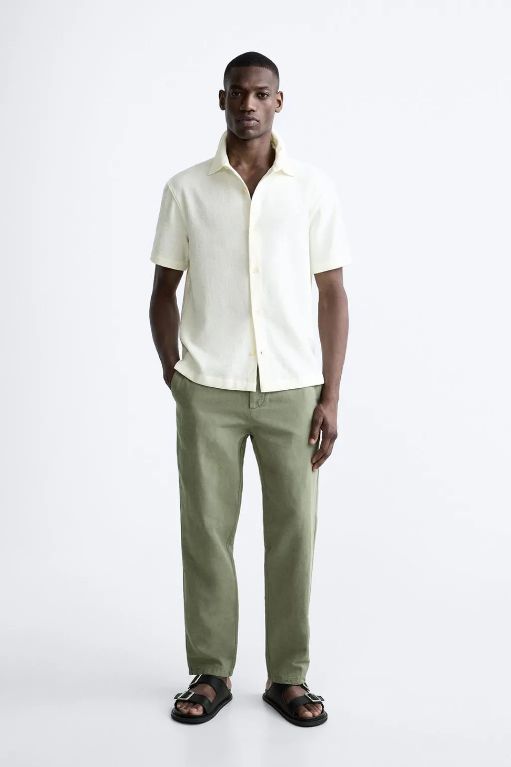 Hot CAMISA ESTRUCTURA Hombre Camisas