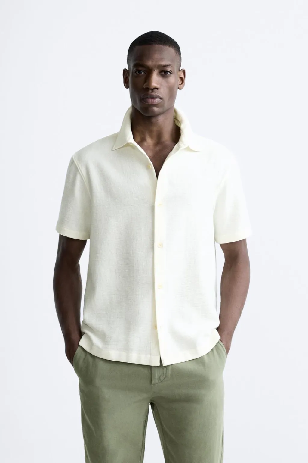 Hot CAMISA ESTRUCTURA Hombre Camisas