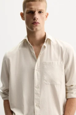 Fashion CAMISA ESTRUCTURA ALGODÓN Hombre Camisas