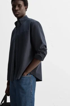 Hot CAMISA ESTRUCTURA ALGODÓN Hombre Camisas