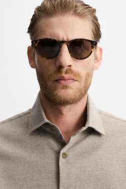 Hot CAMISA ESTRUCTURA ALGODÓN Hombre Camisas