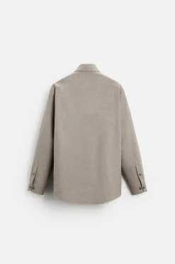 Hot CAMISA ESTRUCTURA ALGODÓN Hombre Camisas