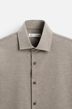 Hot CAMISA ESTRUCTURA ALGODÓN Hombre Camisas