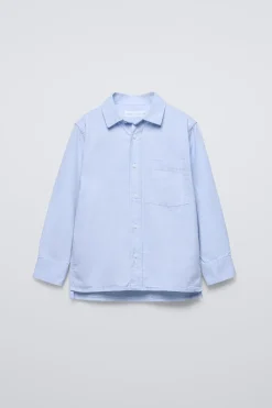 Niños ZARA 6 - 14 Años·Camisas / Sobrecamisas|6 - 14 Años·Trajes<CAMISA ESTRUCTURA BOLSILLO