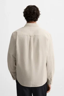 Online CAMISA ESTRUCTURA CHAMBRAY Hombre Camisas