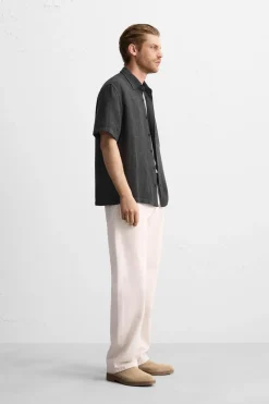 Discount CAMISA ESTRUCTURA CON VISCOSA Hombre Camisas