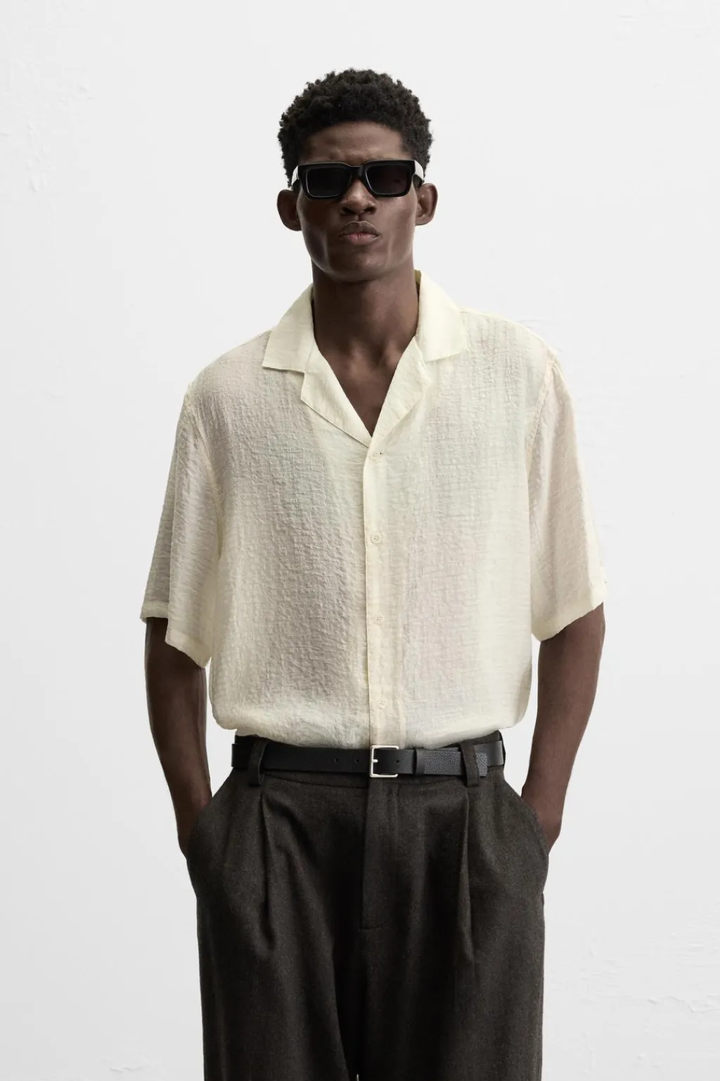 Hot CAMISA ESTRUCTURA CUADRILLÉ Hombre Camisas